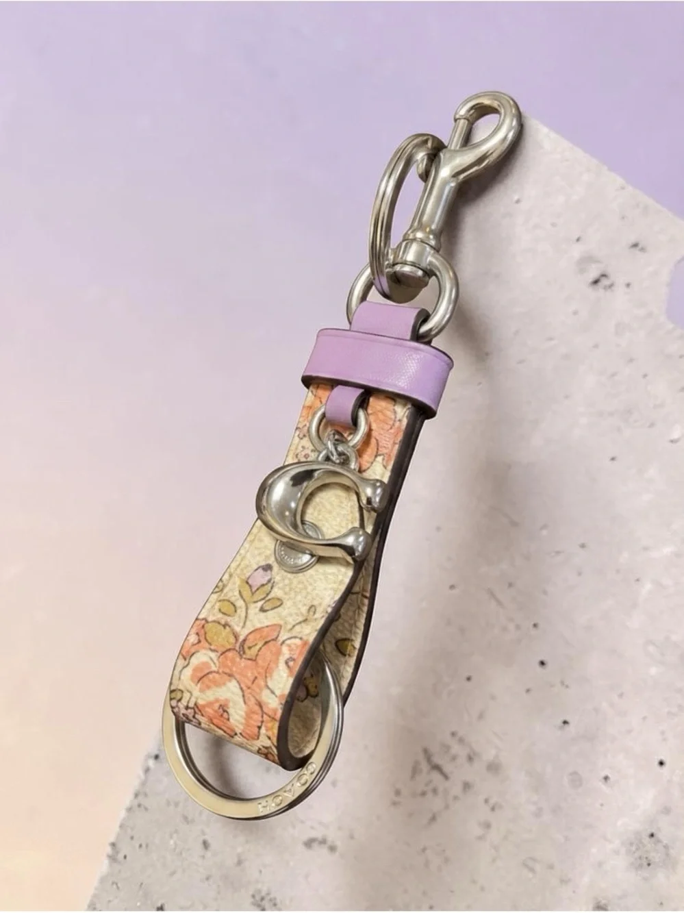 Two Coach Key Ring Bag Charms NWT